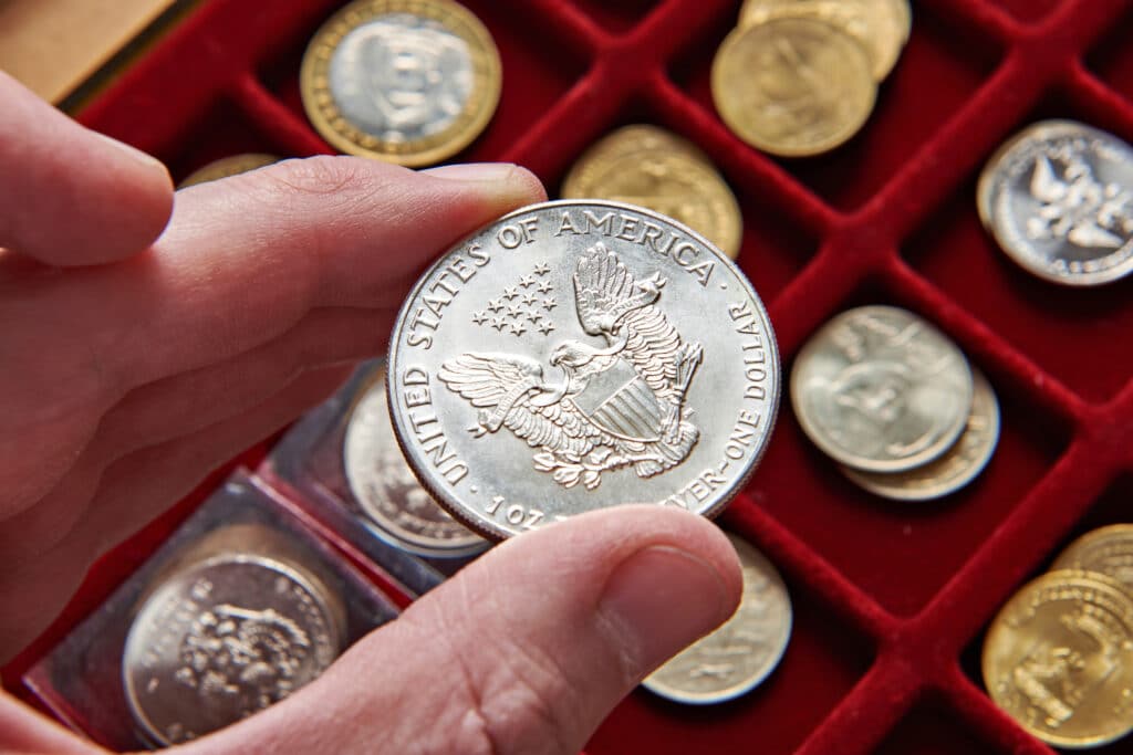 Image representing the question "Is my coin collection worth anything?"