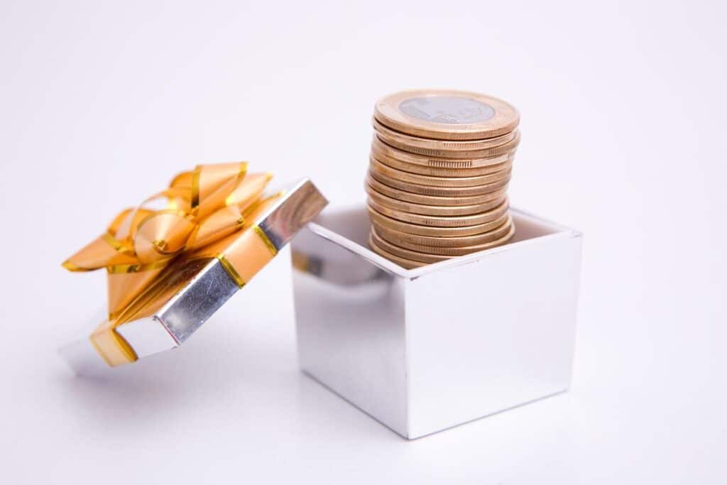 gift of coins