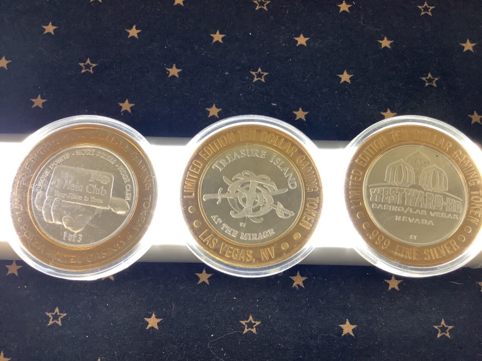 Treasure Island, PLAZA, Westward-Ho Limited Edition $10 Gaming