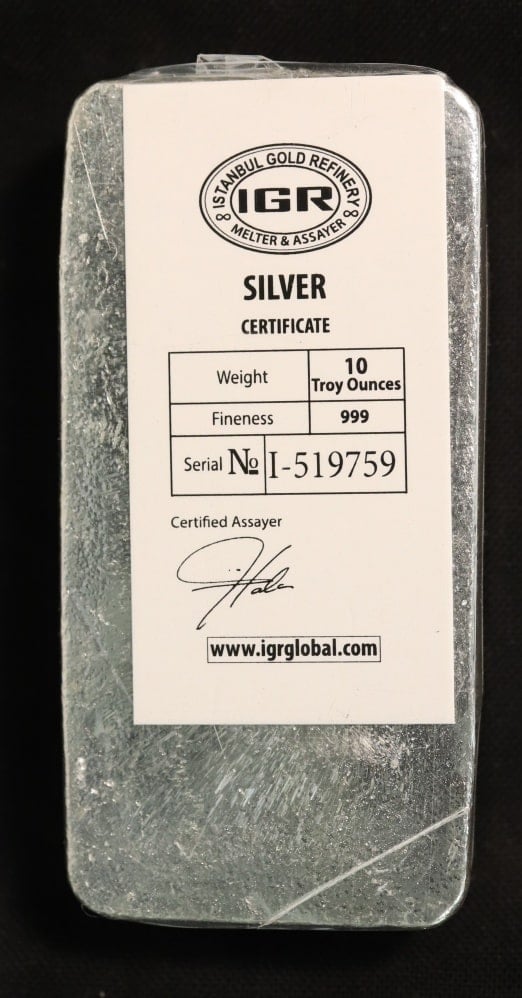 10oz .999 Silver Bar New Random Design & Mint - Image 2