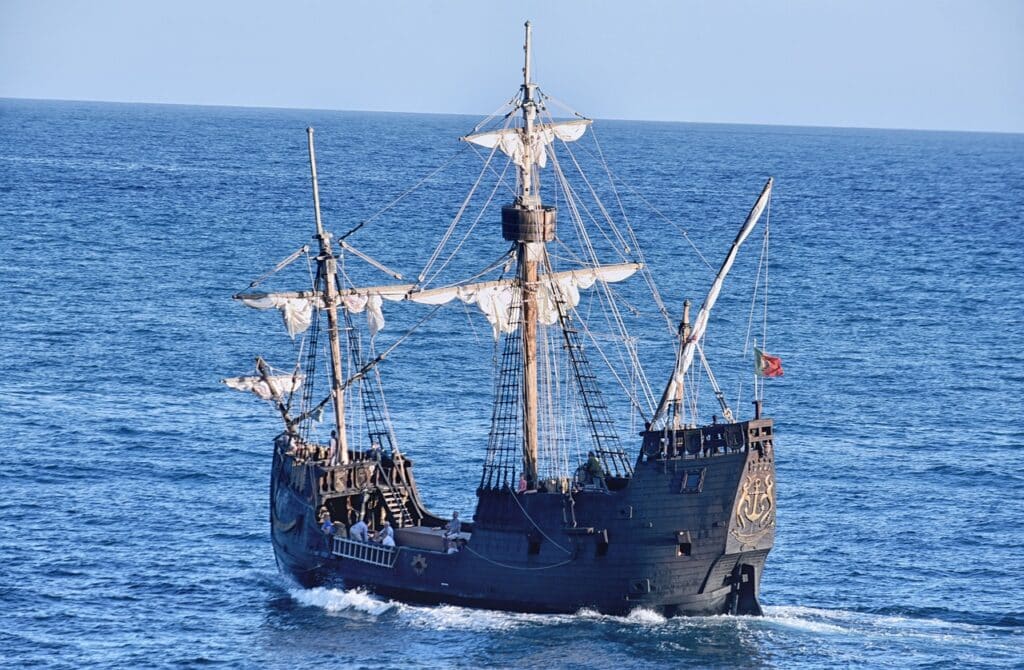 Christopher Columbus sailing ship