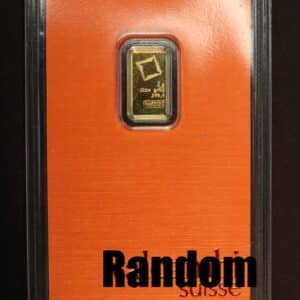 1 Gram .999 Gold Bar Carded Misc. Brand