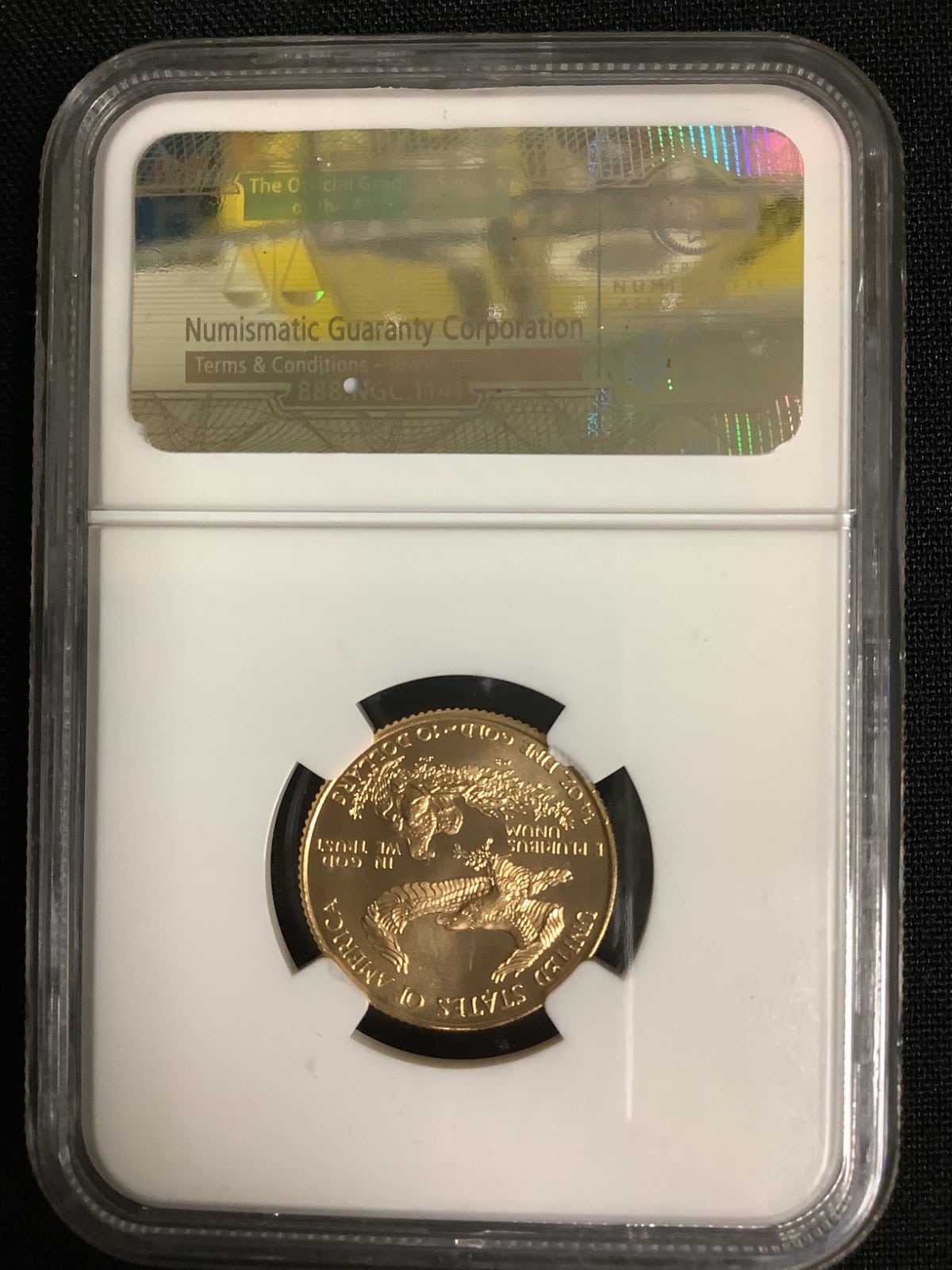 1999 W $10 1/4 oz Gold Eagle with W MS70 - Grand Rapids Coins